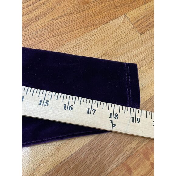 J. Jill Women's L Purple Blouse Velvet Tunic Oversized Holiday Classic Party - Picture 9 of 9